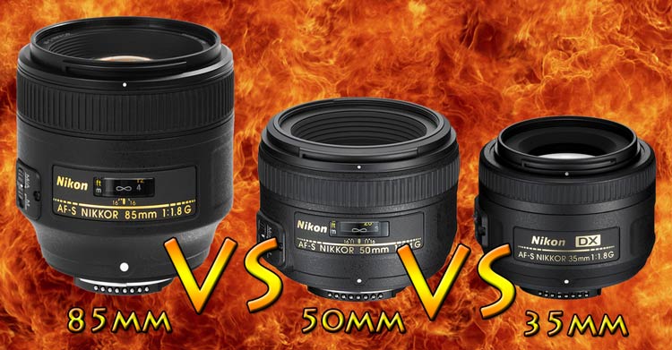 Что выбрать? 85mm или 50mm или 35mm? 85mm или 50mm, 35mm или 50mm