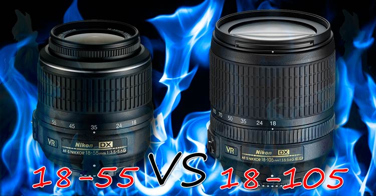 китовый объектив, 18-55, 18-105
