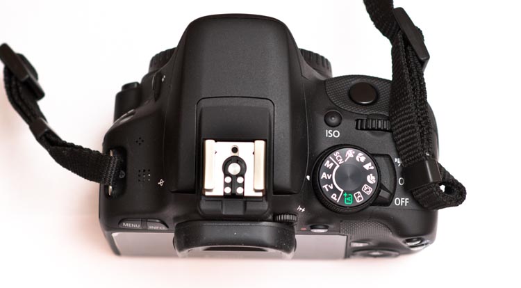canon 100d сверху