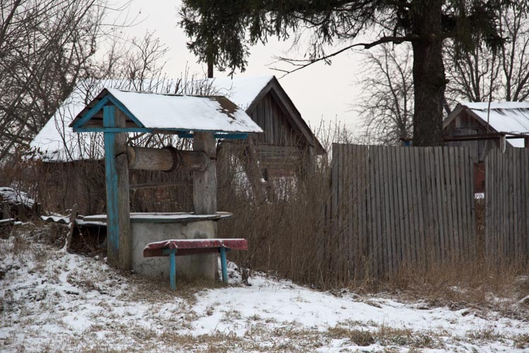 колодец в деревне
