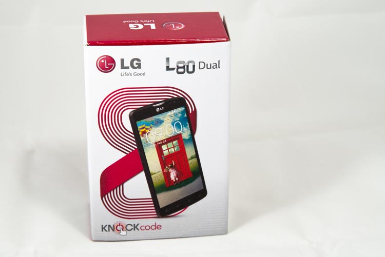 коробка lg l80
