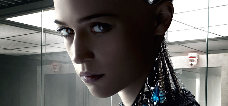 Робот-женщина Ава из фильма Ex Machina из машины ава