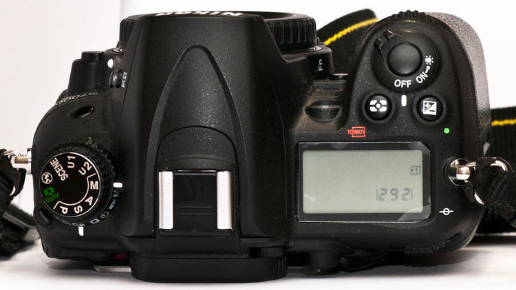 d7000 nikon вид сверху