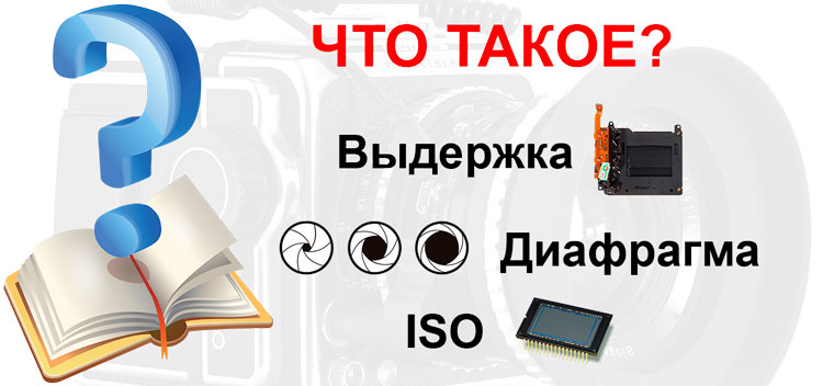 Выдержка диафрагма ISO