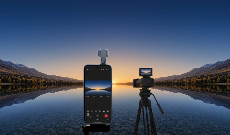 HONOR Robot Phone и кинокамера снимают один пейзаж