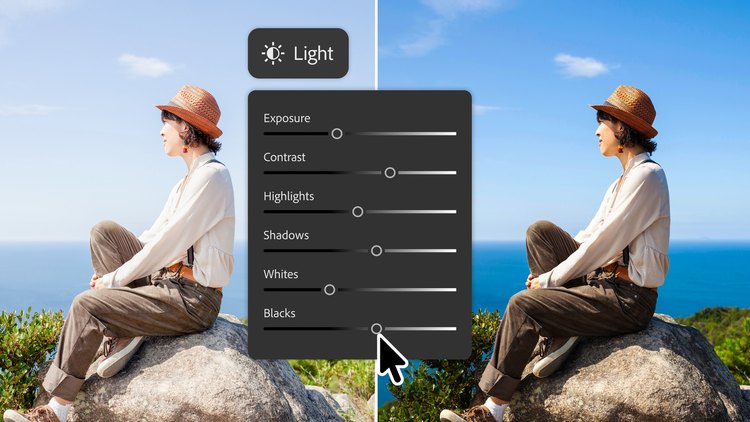 Корректирующий слой Light Adjustment в Adobe Photoshop 27.10