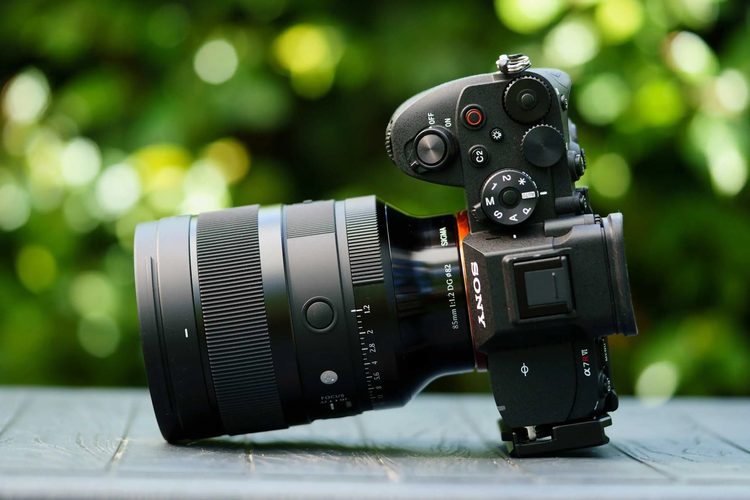 Sigma 85mm F1.2 DG Art на камере Sony