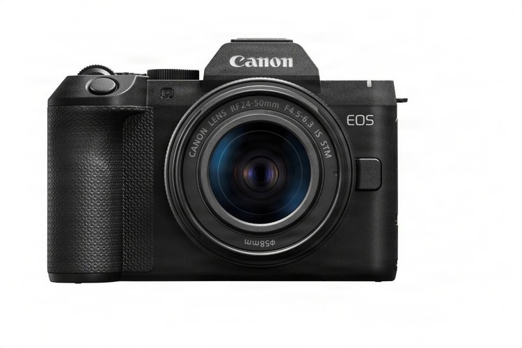 Canon EOS R8 Mark II с RF 24-50mm, фронтальный вид