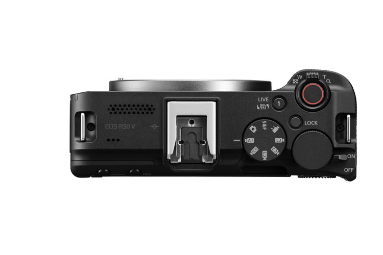 Canon EOS R50 V, вид сверху