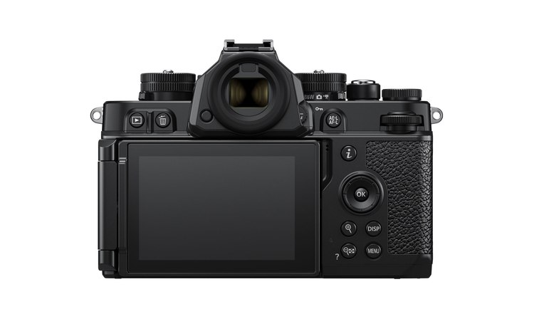 Nikon Zf, вид сзади