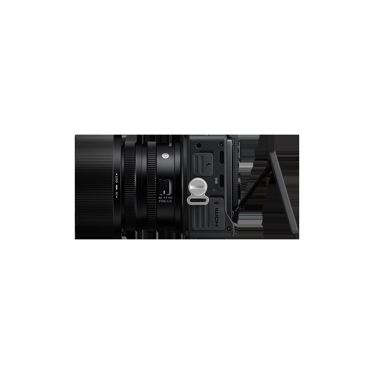 Наклонный экран Sigma FP2 в рабочем положении